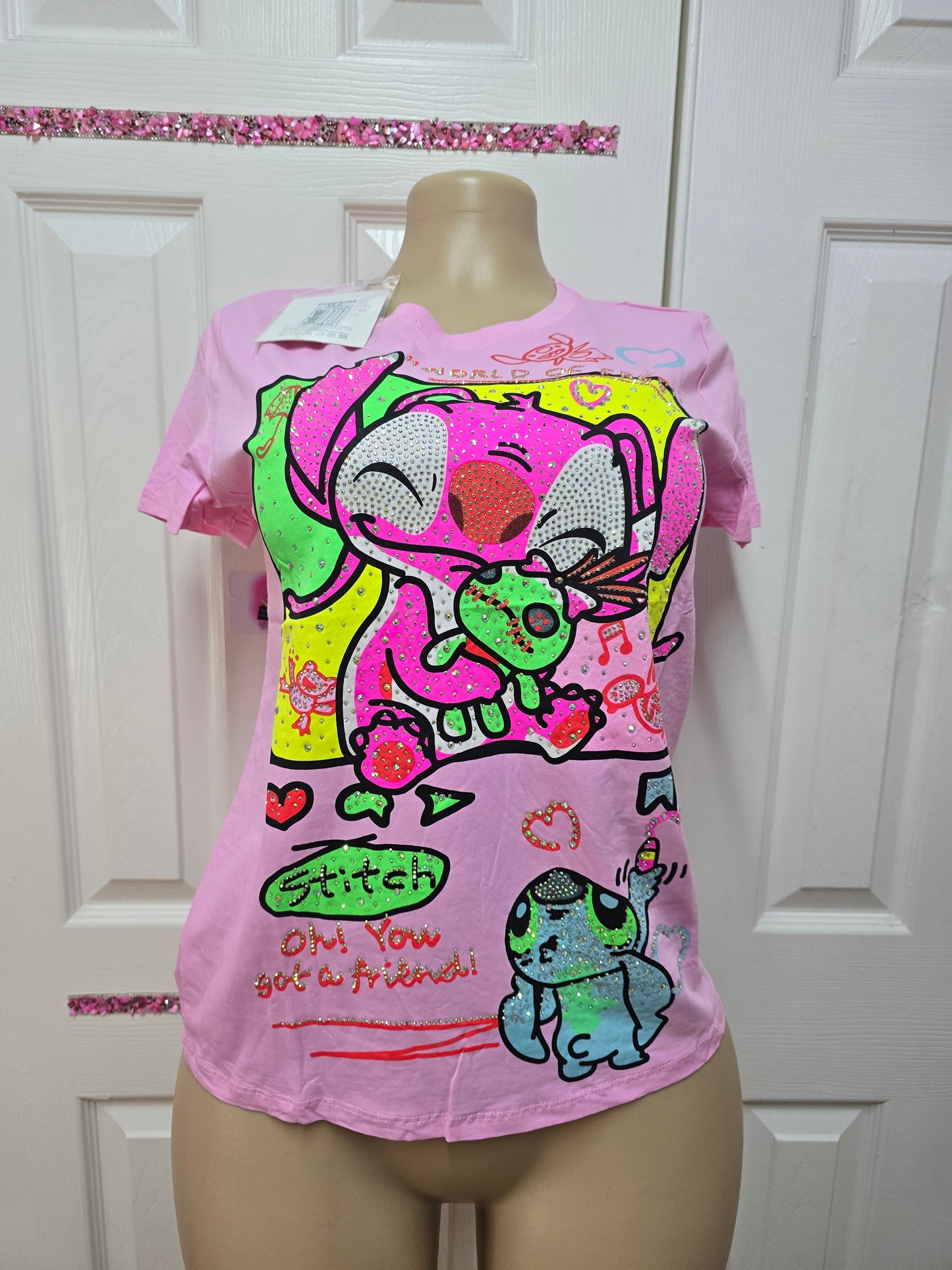 Blusa full pedrería talla S/M