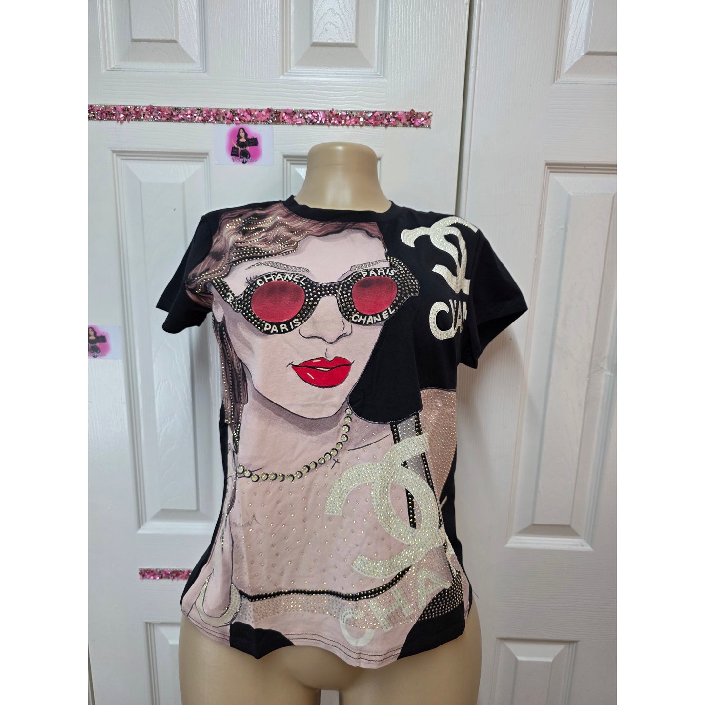 Blusa full pedrería talla S/M