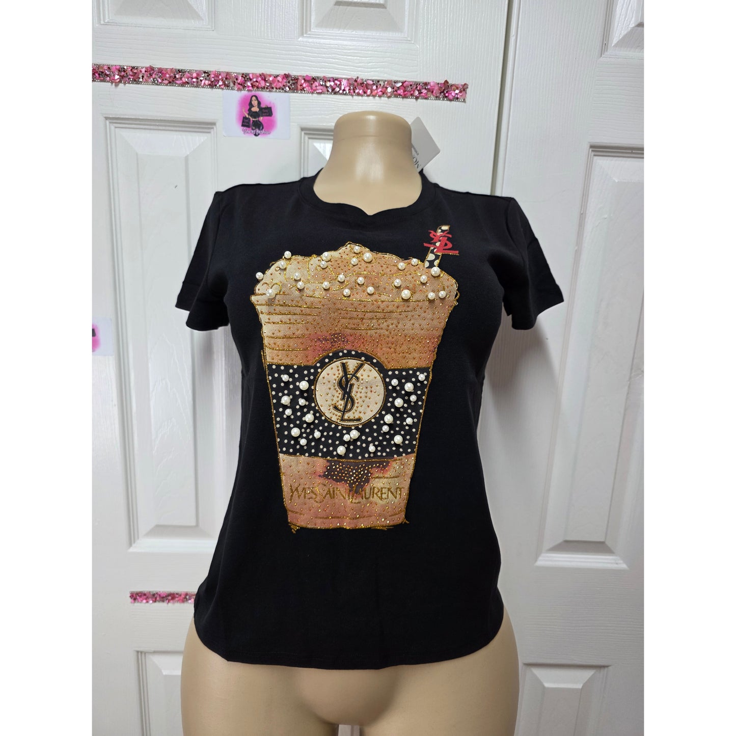 Blusa full pedrería talla S/M