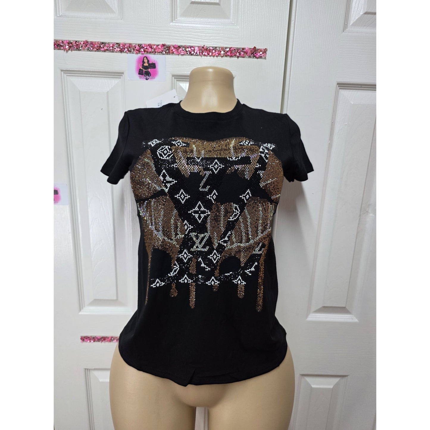 Blusa full pedrería sirve S/M