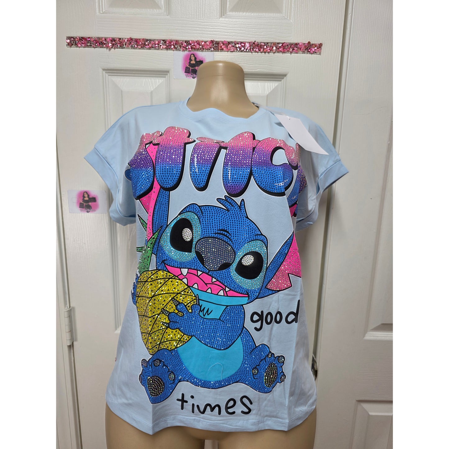 Blusa full pedrería sirve S/M/L