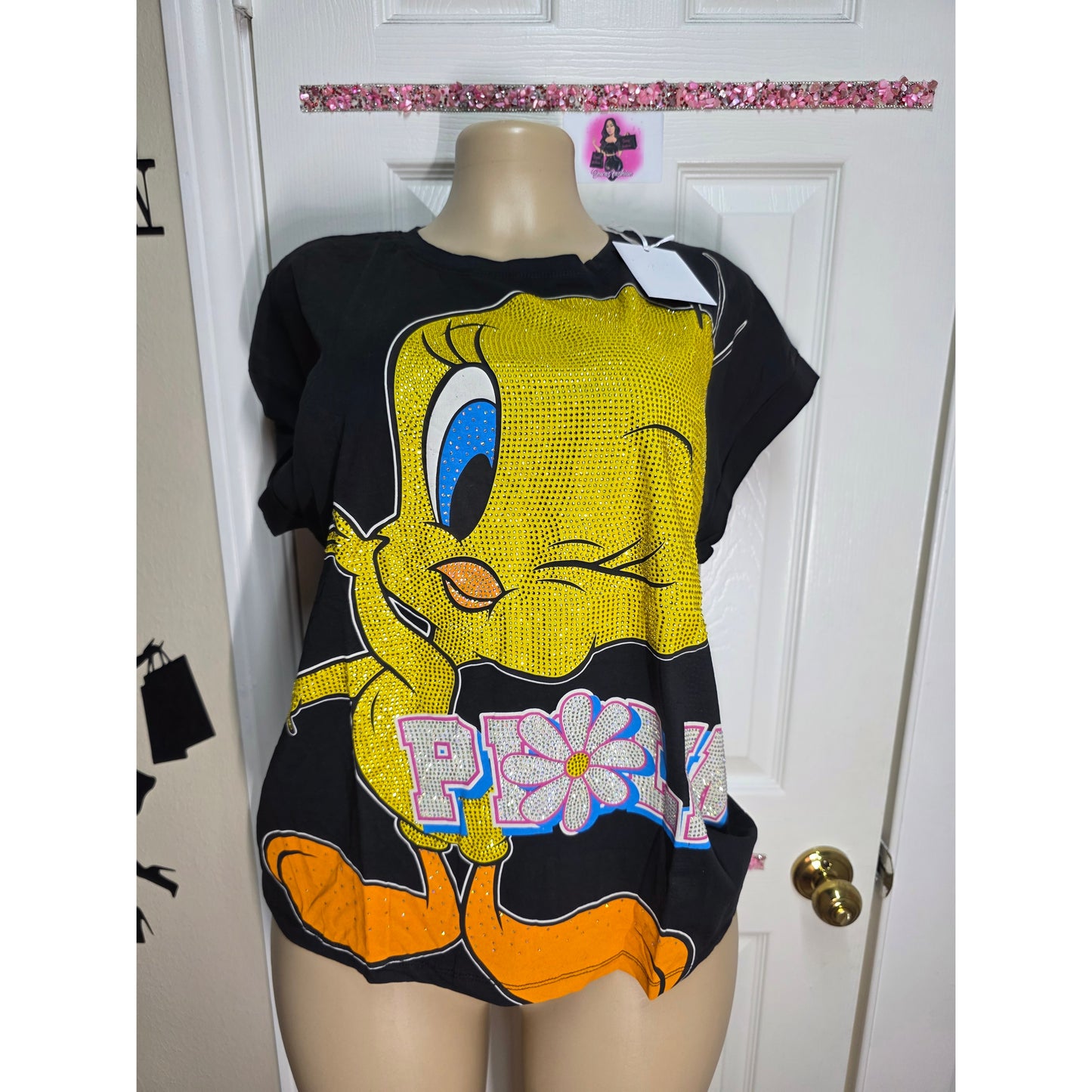 Blusa full pedrería sirve S/M/L