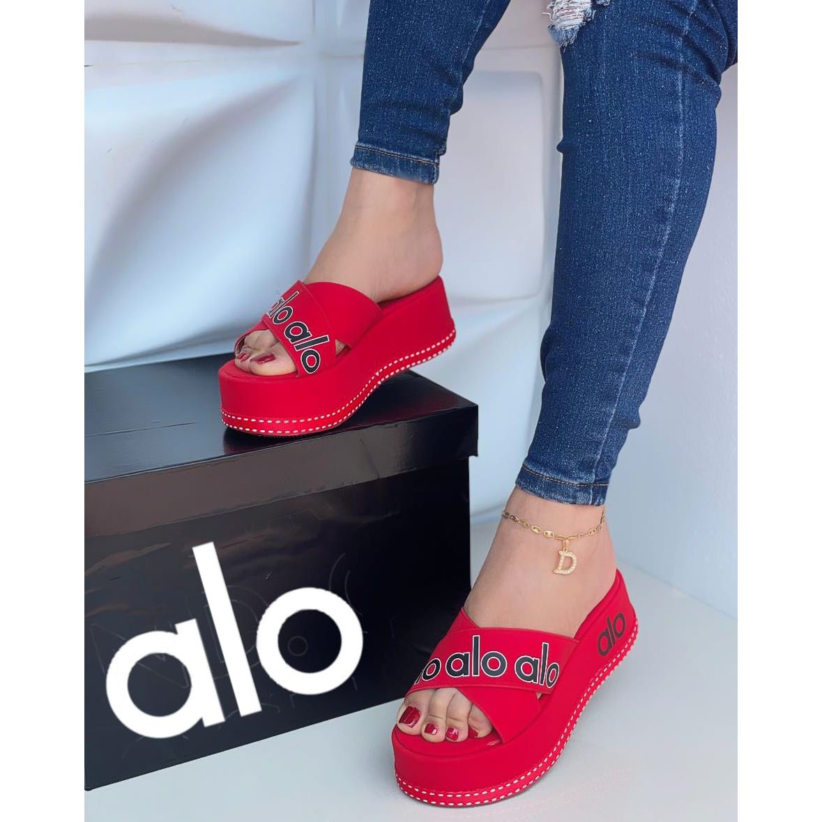 Sandalias alta alo #36