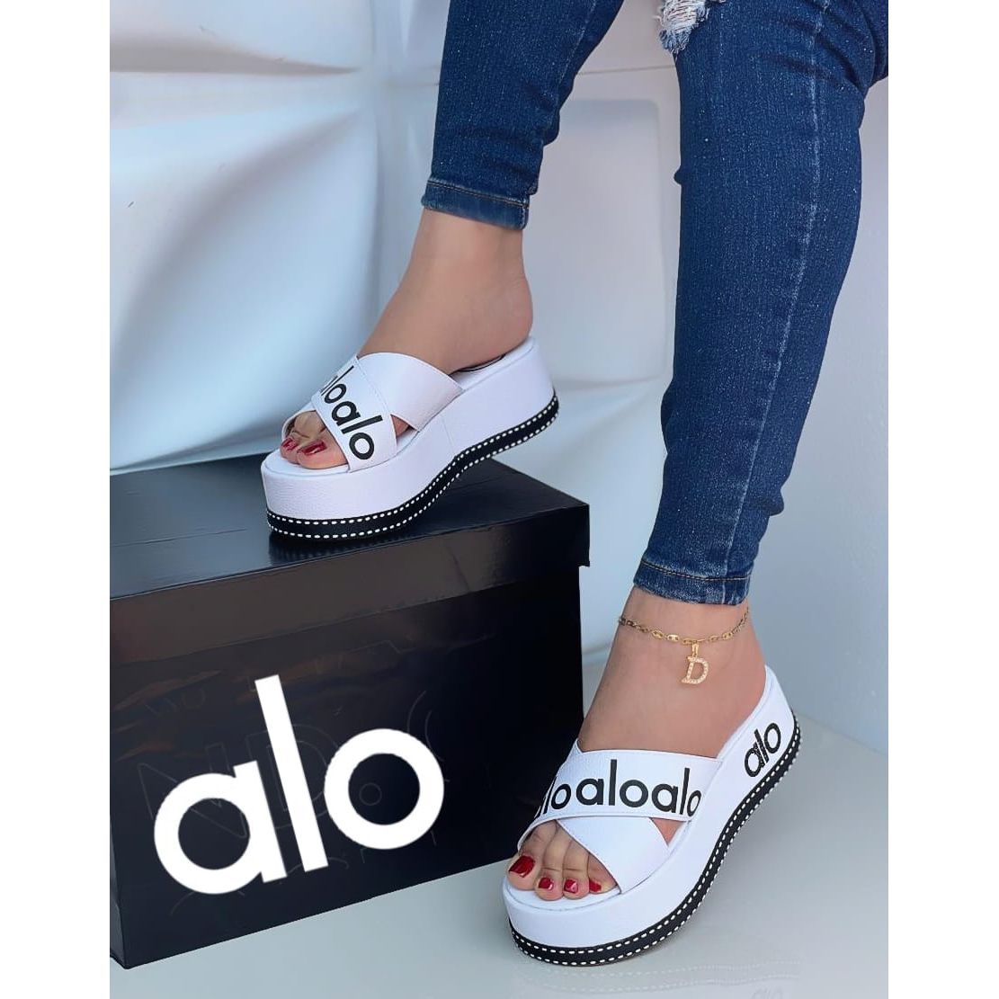 Sandalias alta alo