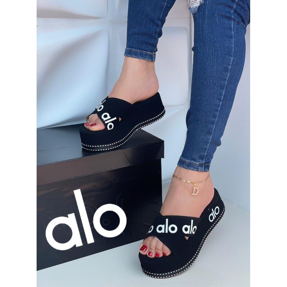 Sandalias alta alo #38