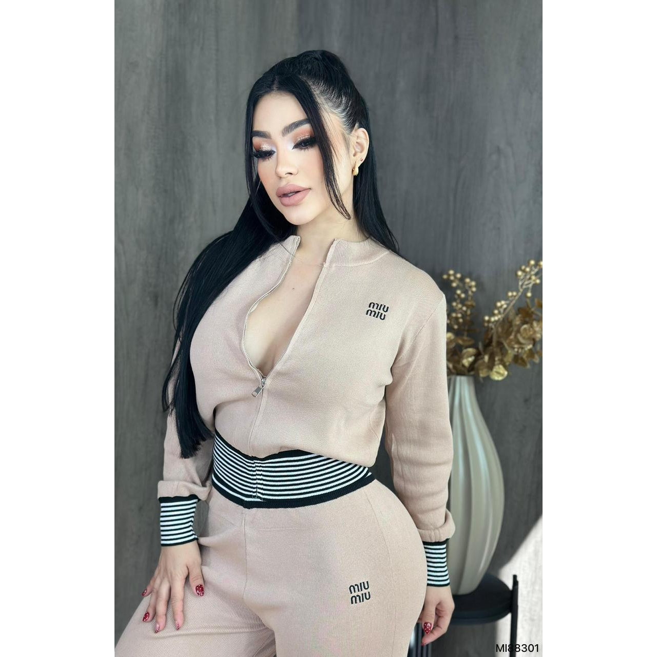 Sets manga larga sirve s/m/L