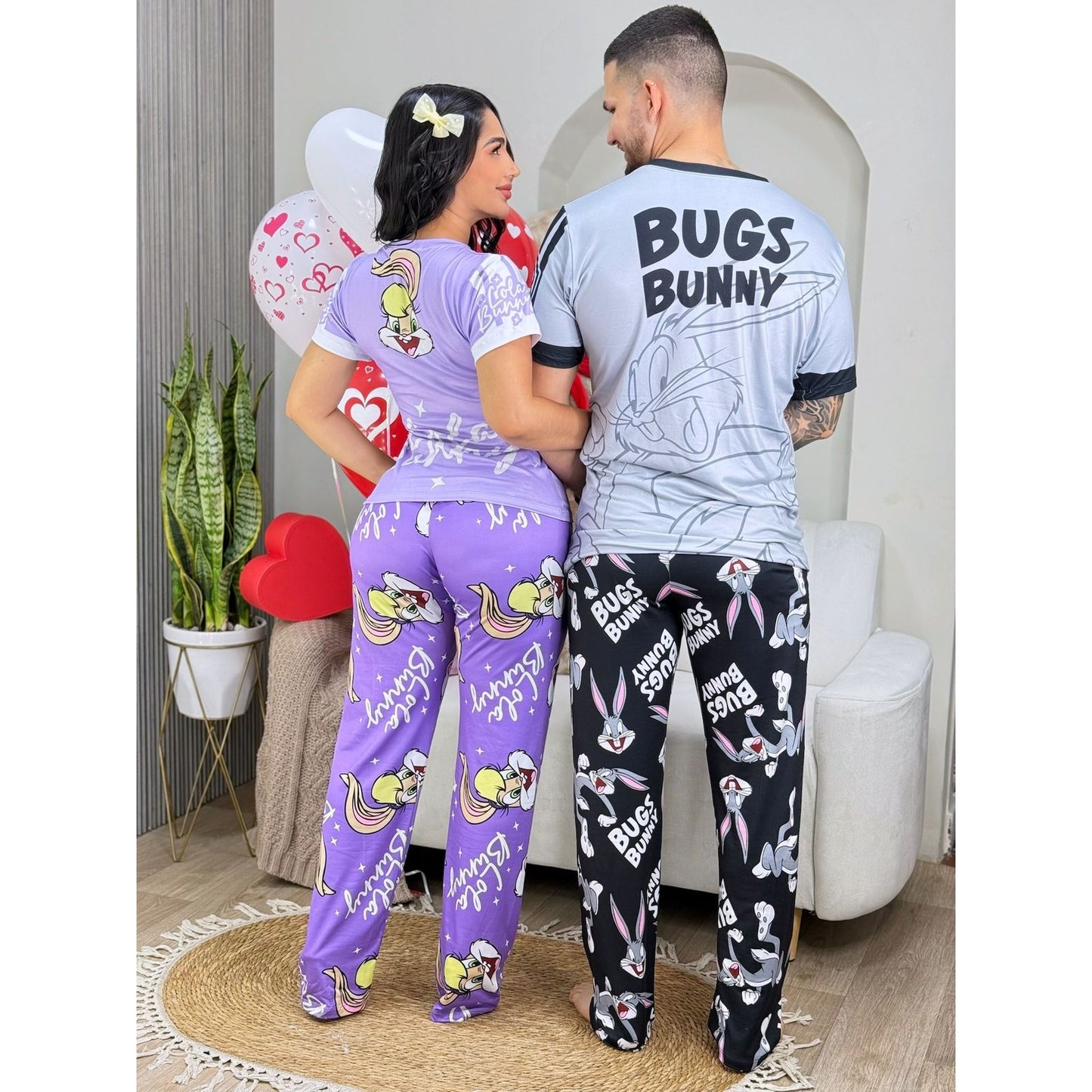 Pijama de parejas talla única
