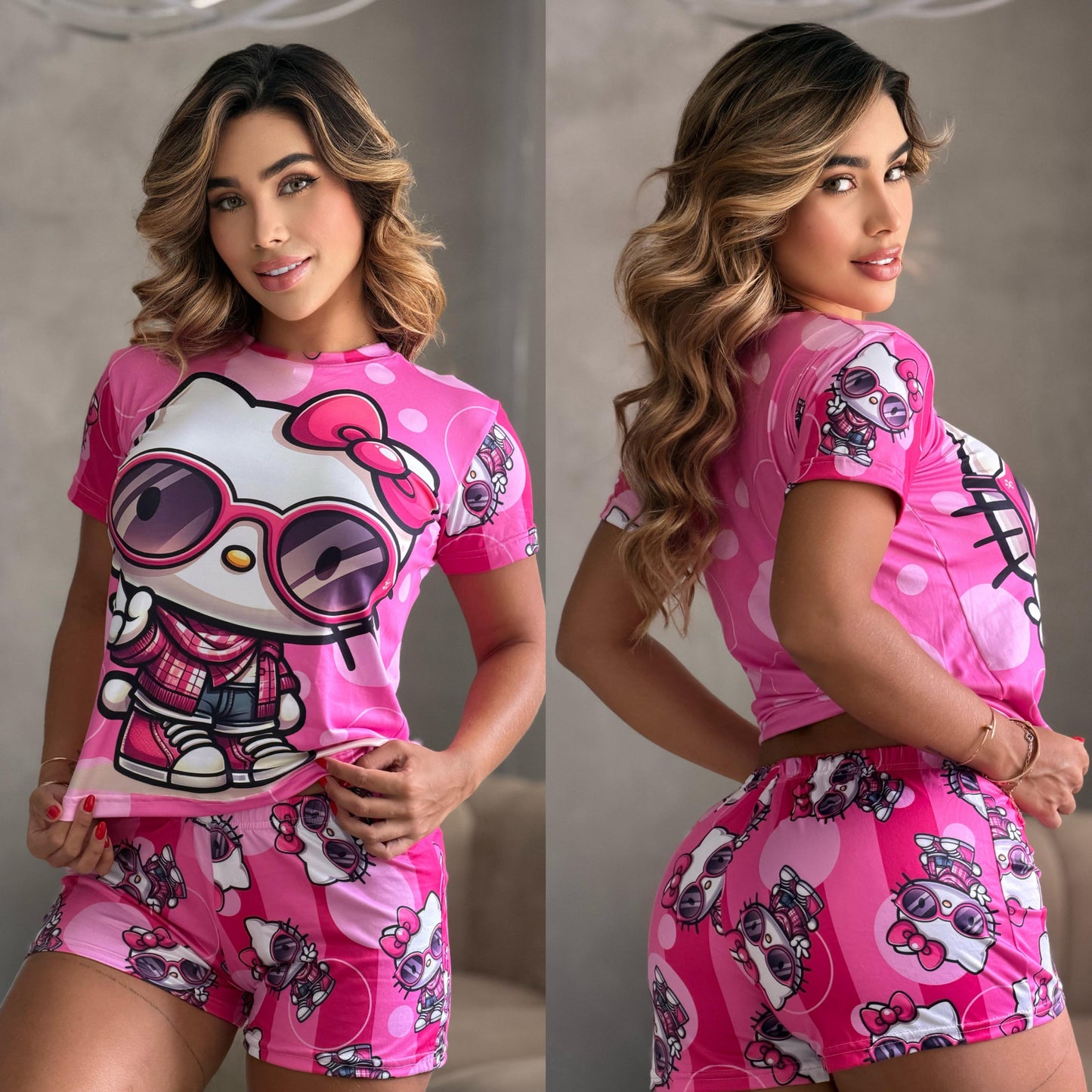 Pijama short talla única