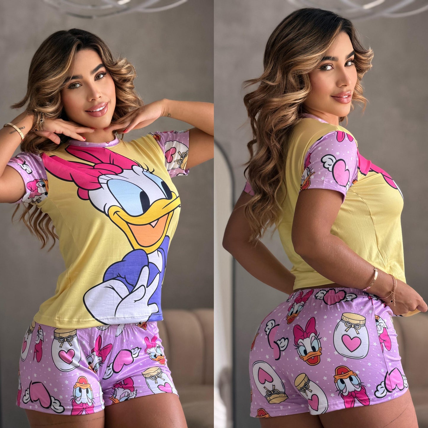 Pijama short talla única