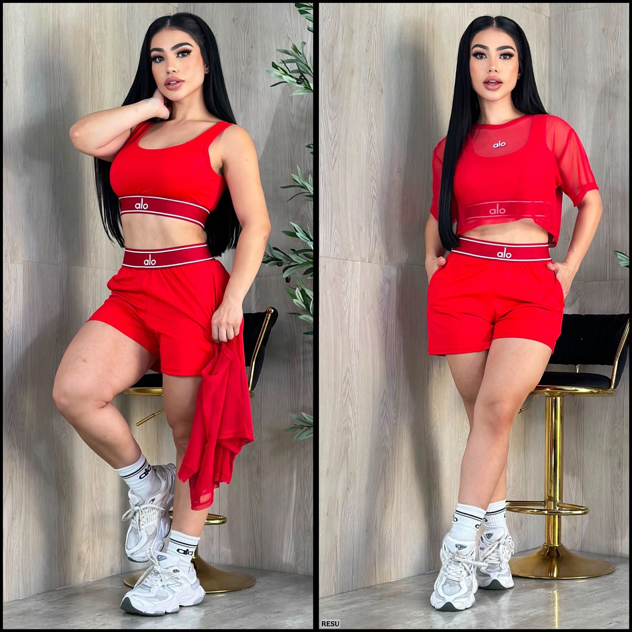 Sets trio con medias talla unica sirve S-M