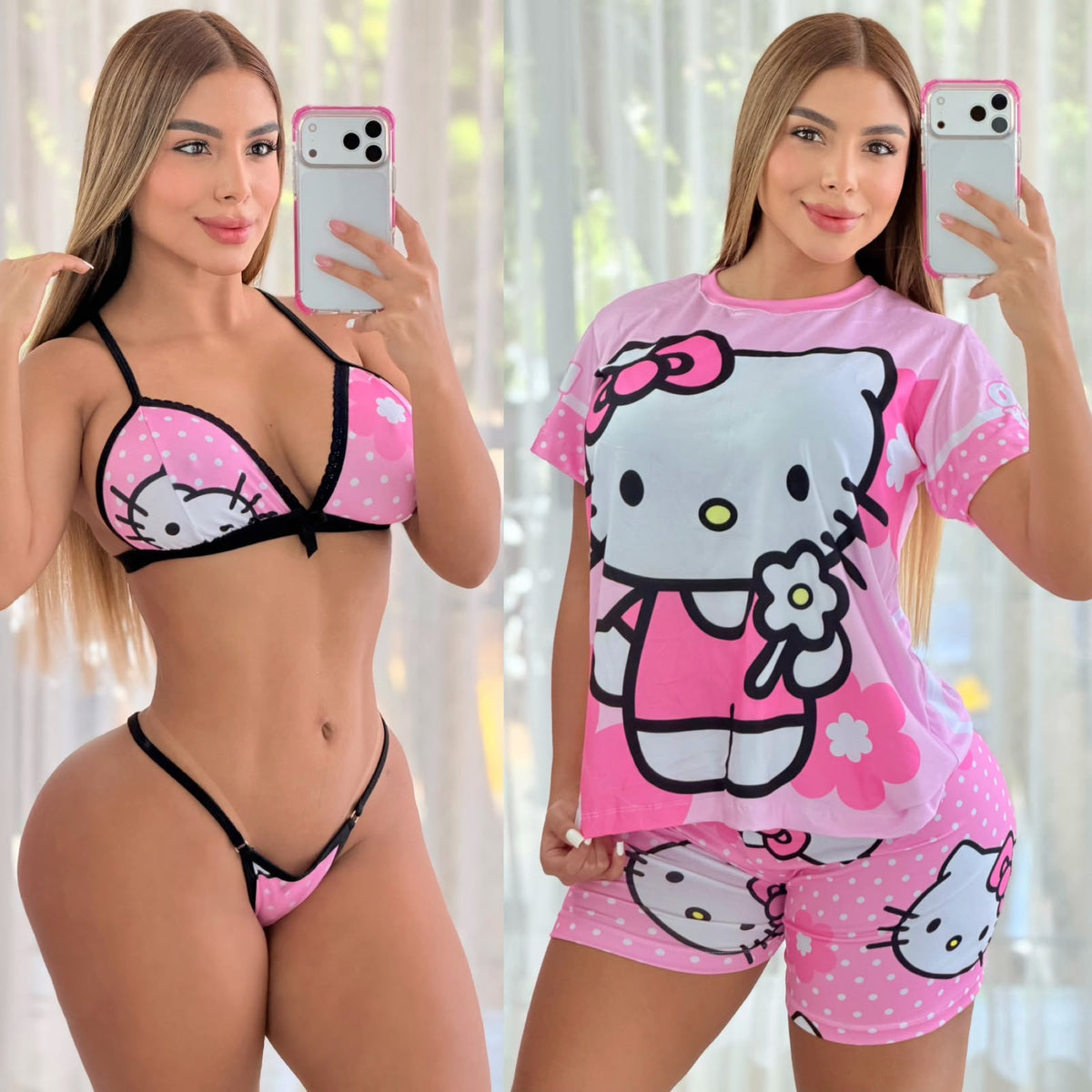 Pijama con ropa interior talla única sirve s/m/L