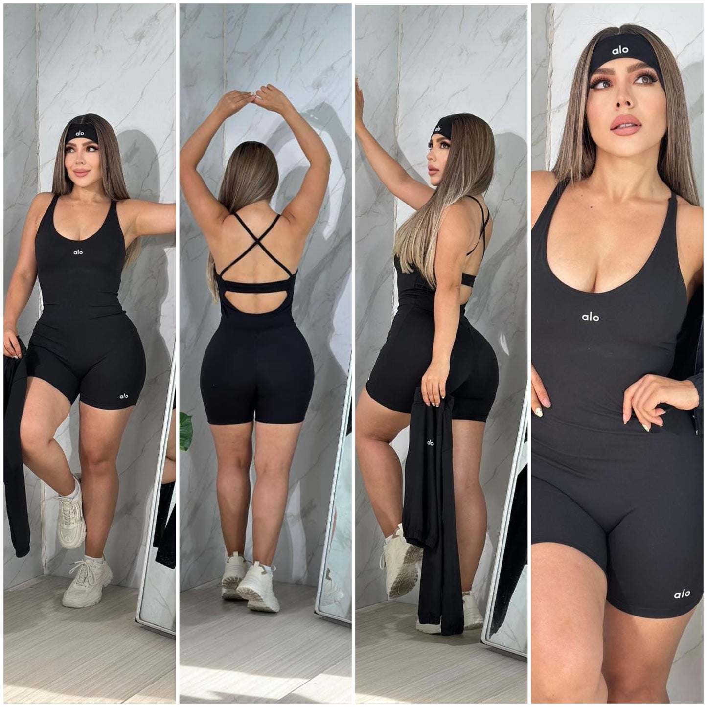 Enterizo con chaqueta y cinta talla única sirve S-M