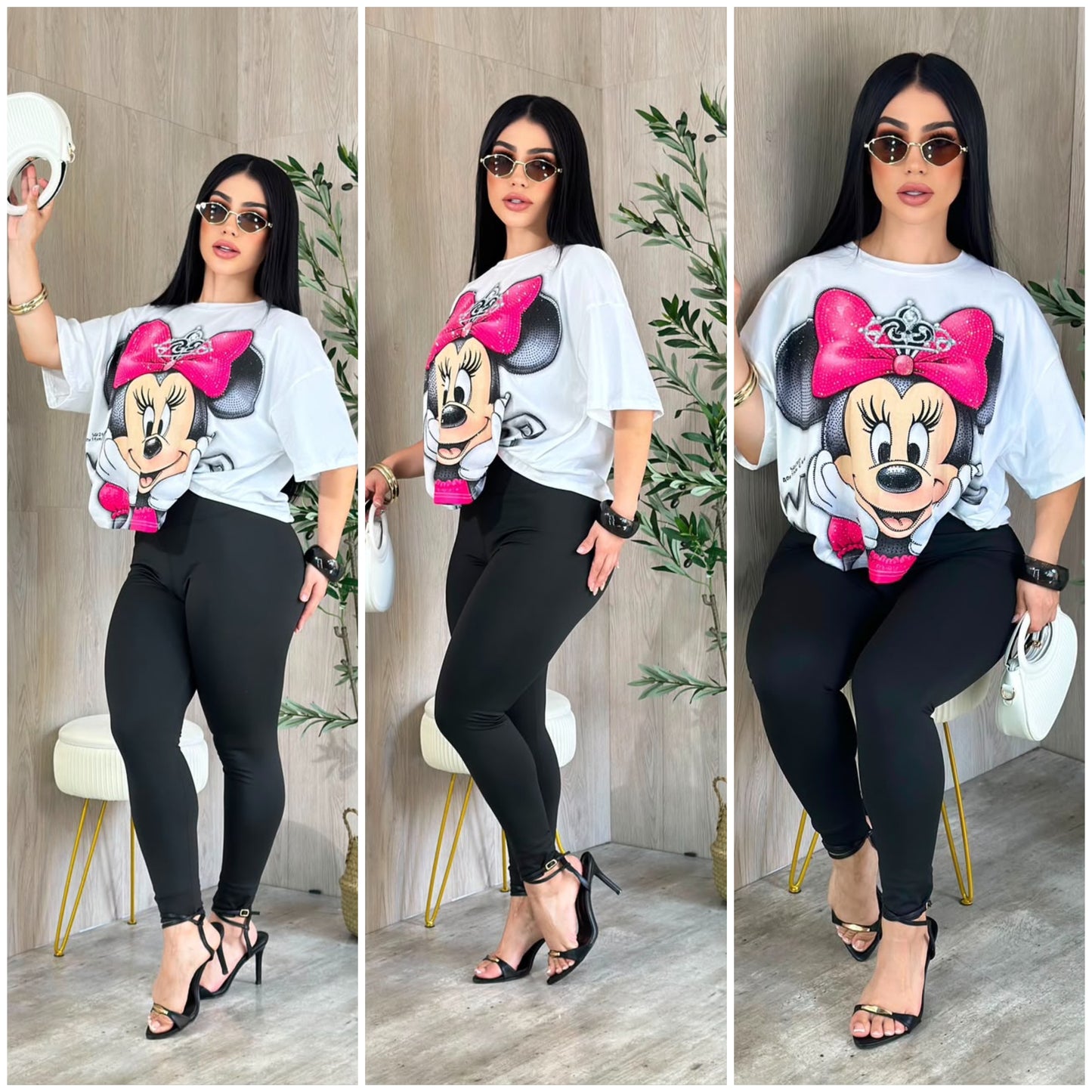 sets de minnie pedrería talla s/m