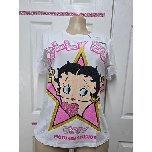 Blusa full pedrería sirve S/M/L