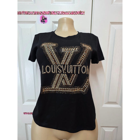 Blusa full pedrería talla  S/M