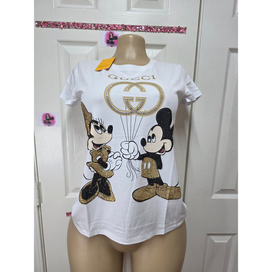Blusa full pedrería talla  S/M