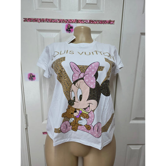 Blusa full pedrería talla  S/M