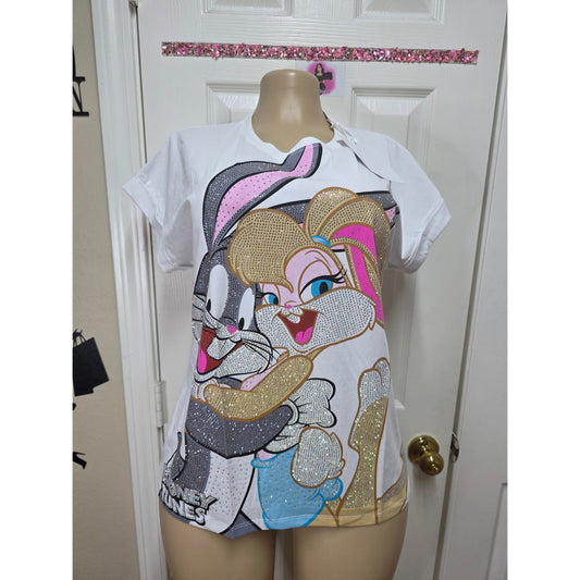 Blusa full pedrería sirve  S/M/L