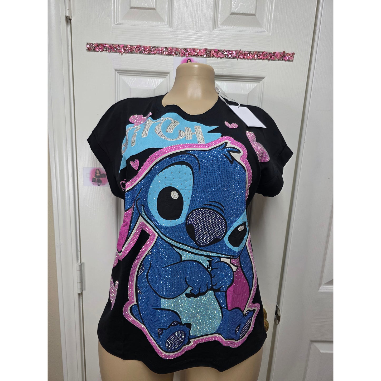 Blusa full pedrería talla  S/M/L