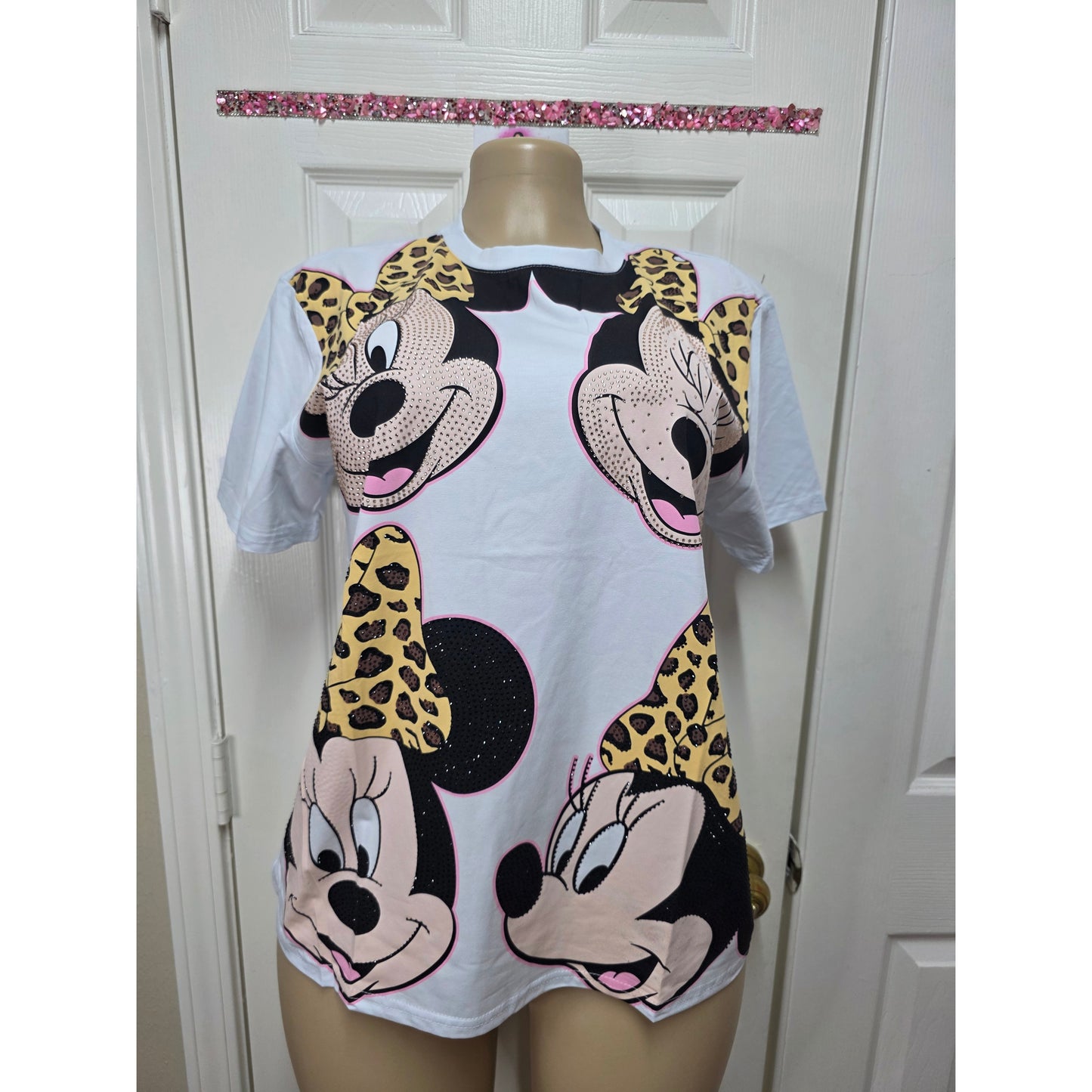 Blusa full pedrería talla  S/M/L