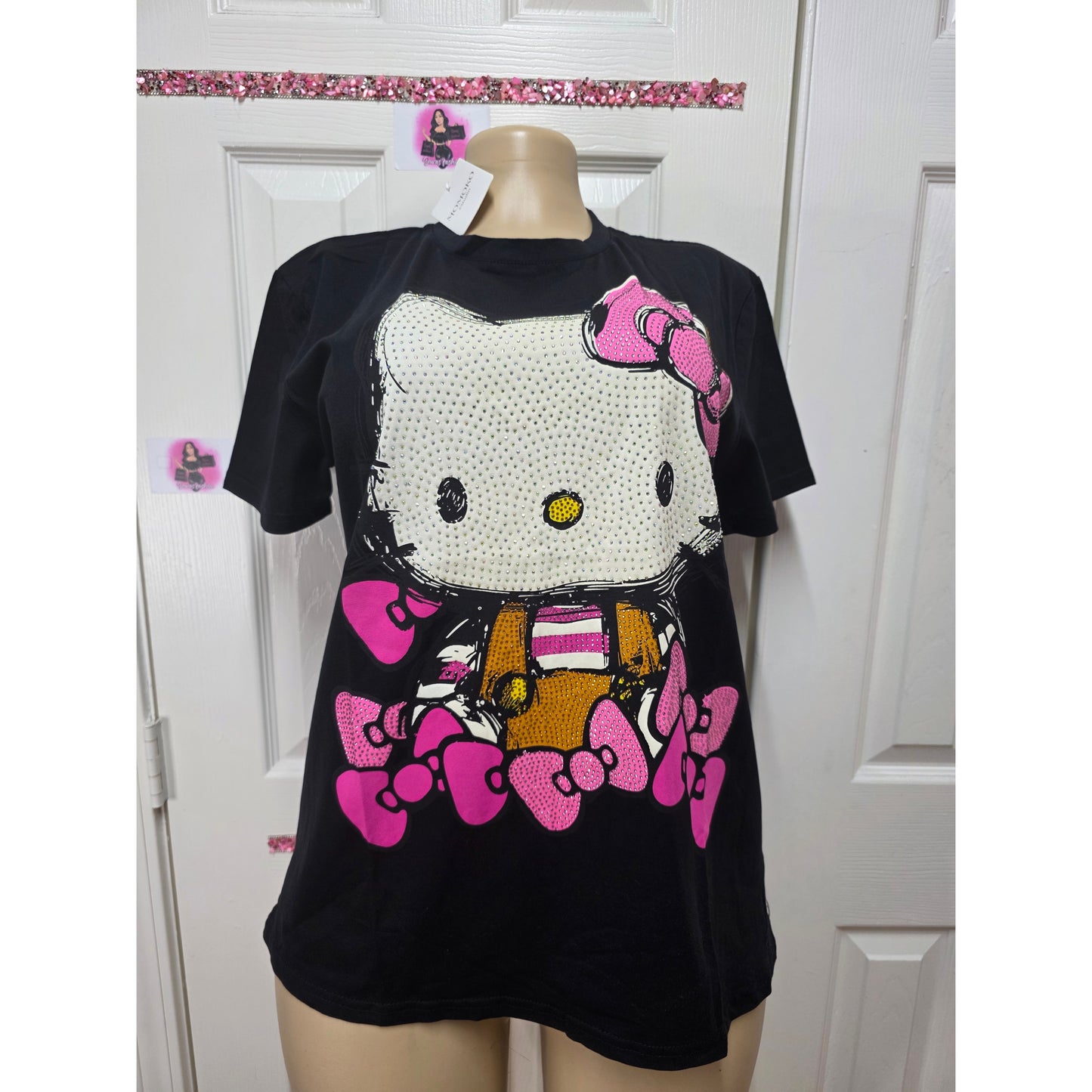 Blusa full pedrería talla  S/M/L