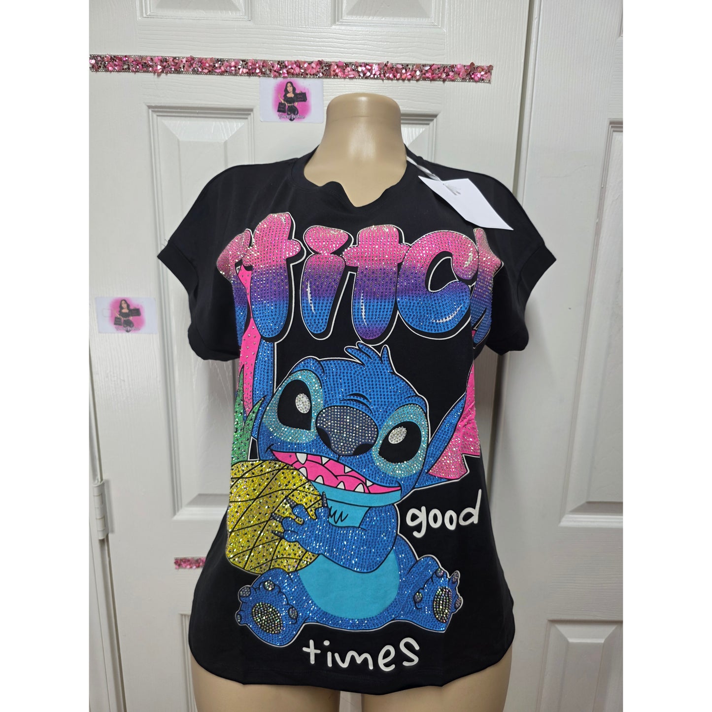 Blusa full pedrería sirve  S/M/L