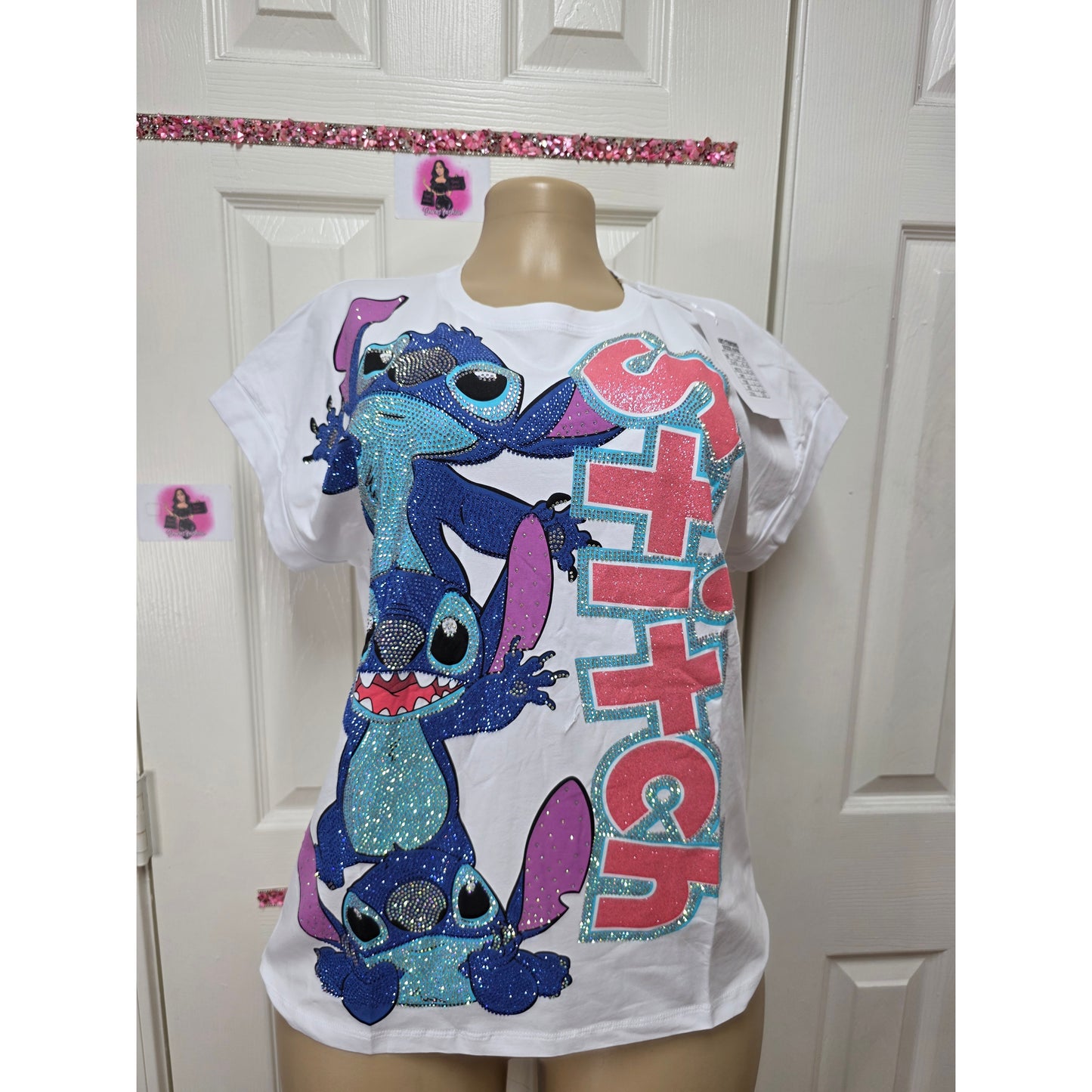 Blusa full pedrería talla  S/M/L