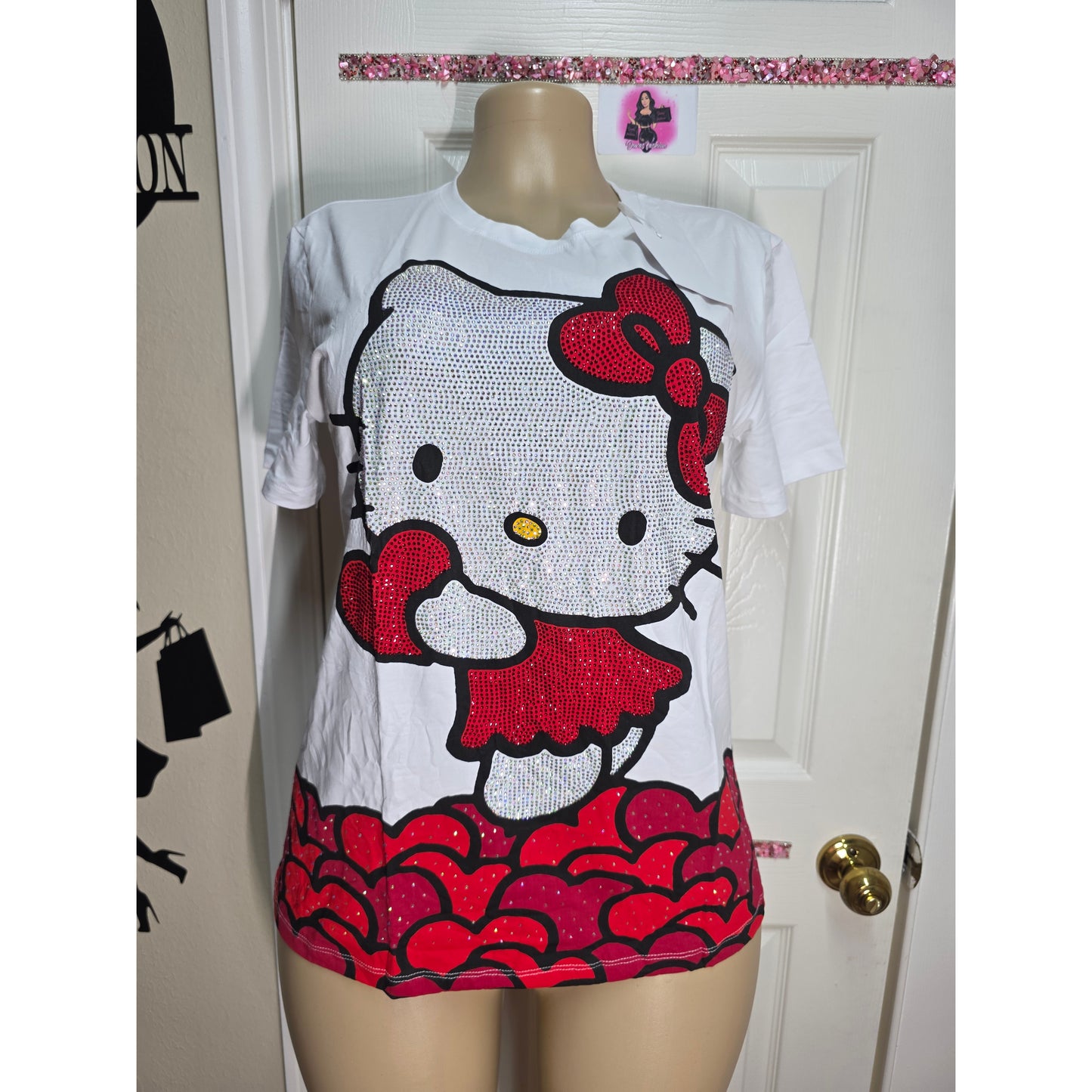 Blusa full pedrería talla  S/M/L