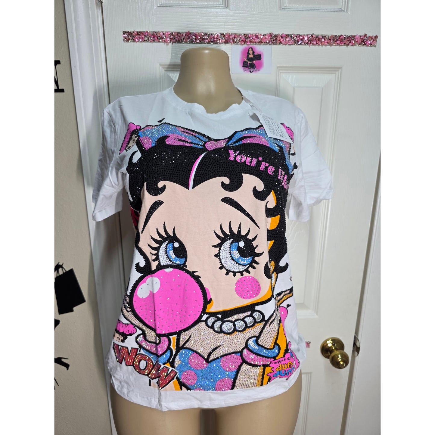 Blusa full pedrería sirve  S/M/L