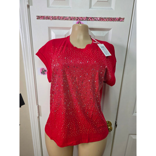Blusa full pedrería sirve  S-M-L
