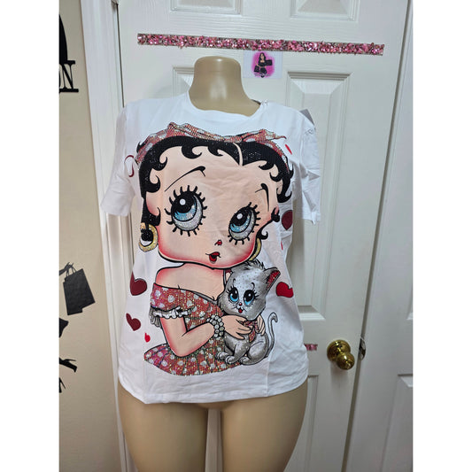 Blusa full pedrería sirve  S-M-L