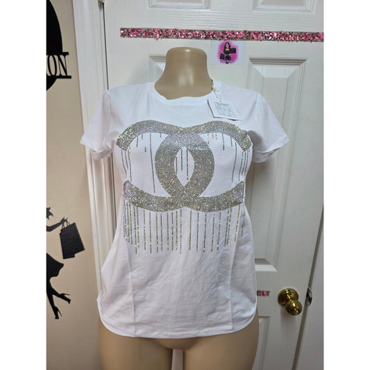 Blusa full pedrería sirve  S/M