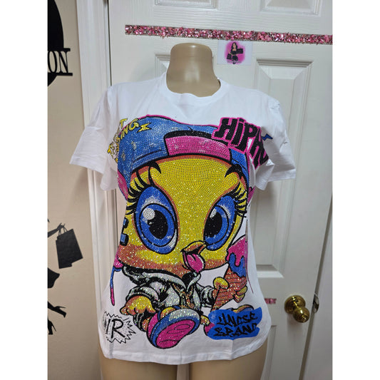 Blusa full pedrería sirve   S-M-L