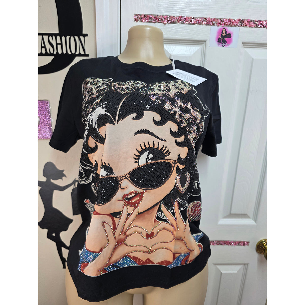 Blusa full pedrería sirve  S/M/L