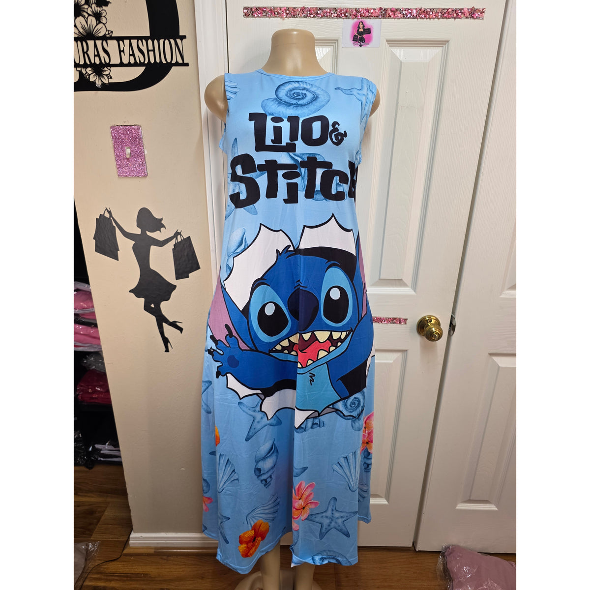 Vestido largo amplio talla unica sirve M-L-Xl