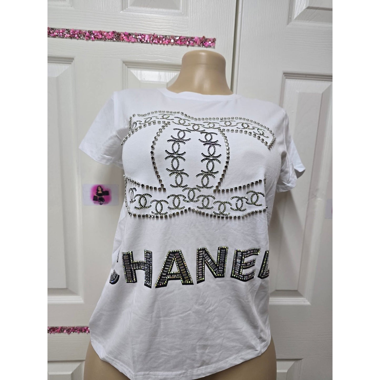 Blusa full pedrería talla  S/M