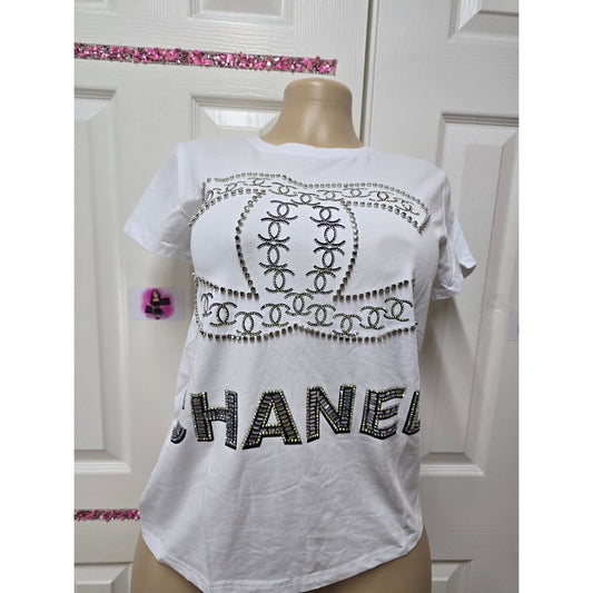 Blusa full pedrería talla  S/M