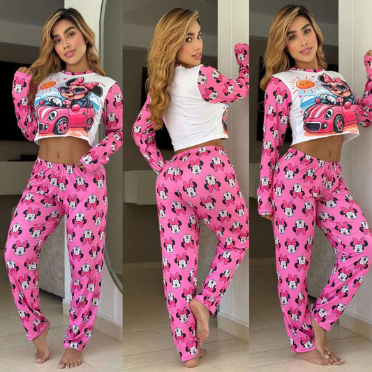 pajama manga larga