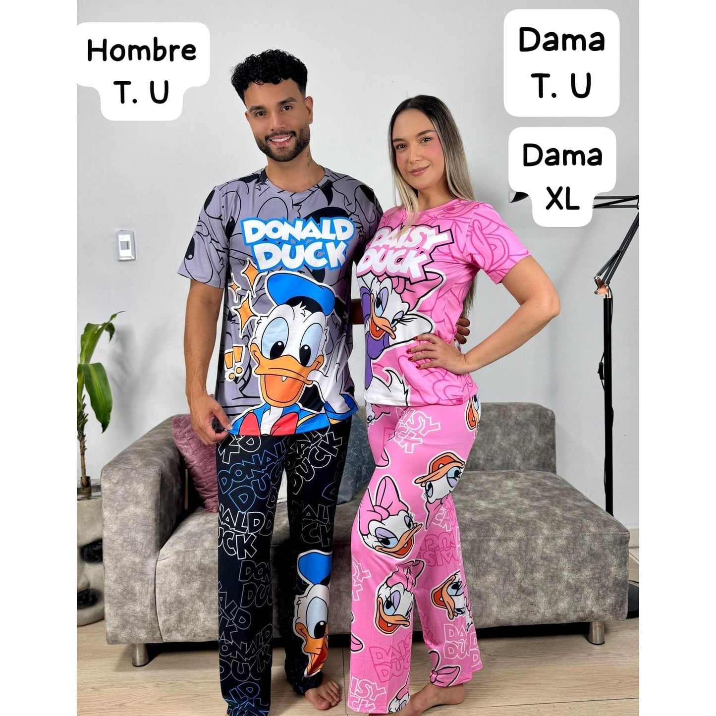 Pijama de parejas talla única