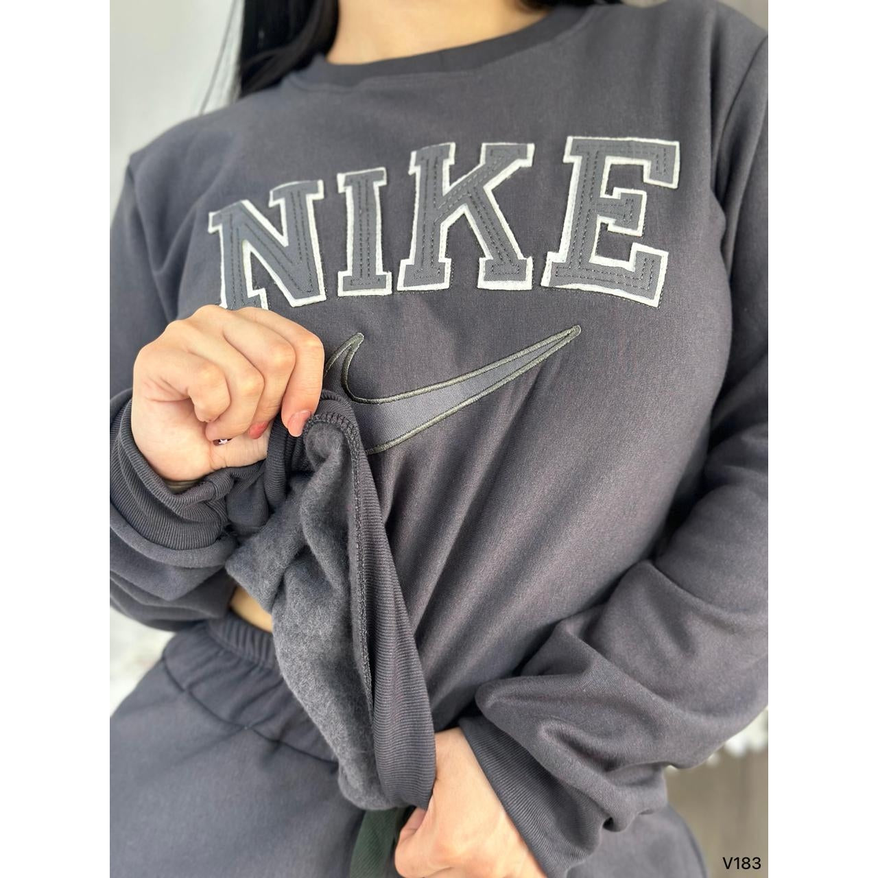 Sets manga larga talla unica sirve S-M-L gris