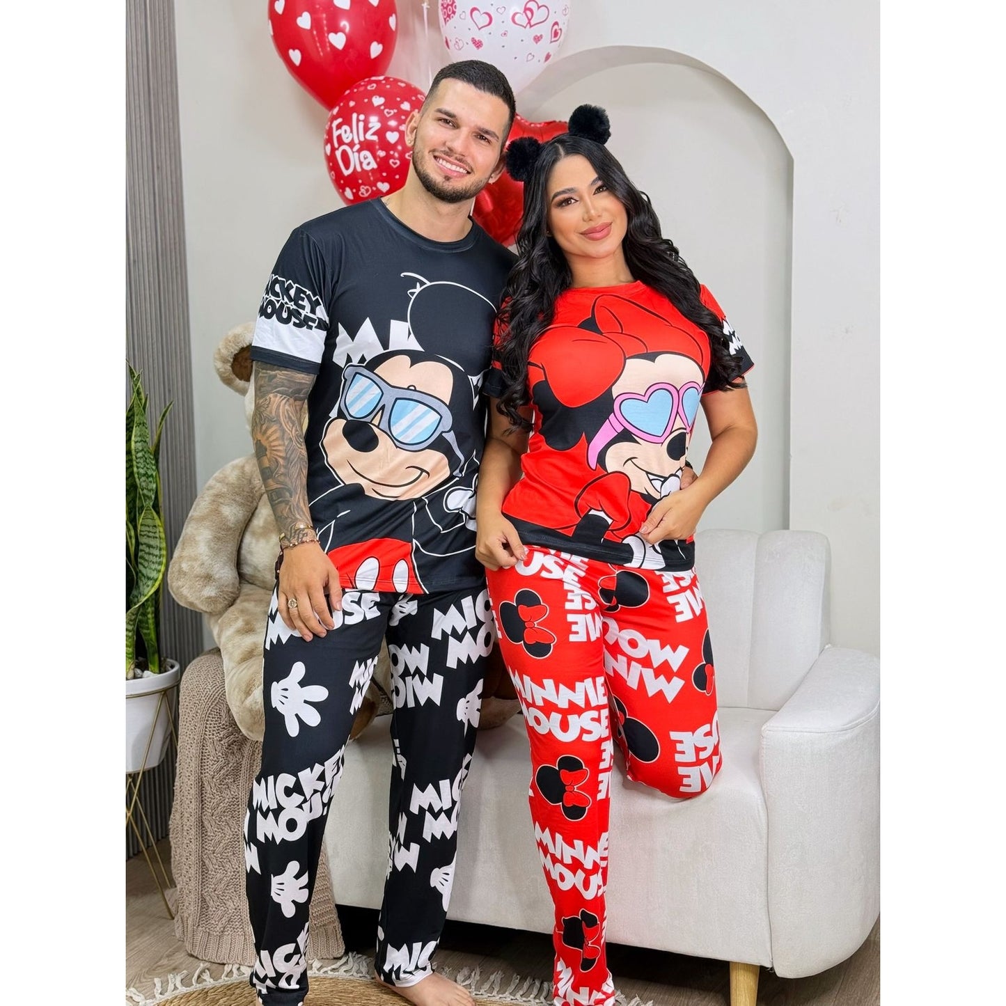 Pijama de parejas talla única
