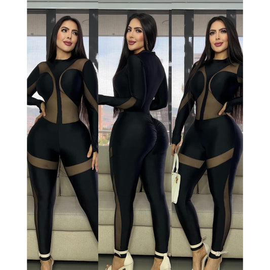 Enterizo tela destellante talla única sirve S/M