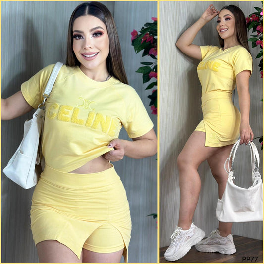 Conjunto saya short s/m