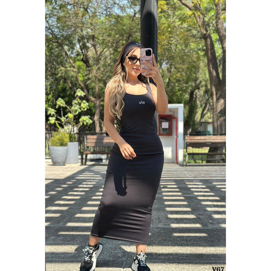 Vestido con cinta talla unica sirve S-M
