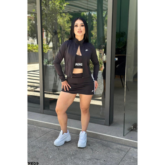 Conjunto trio saya short s/m