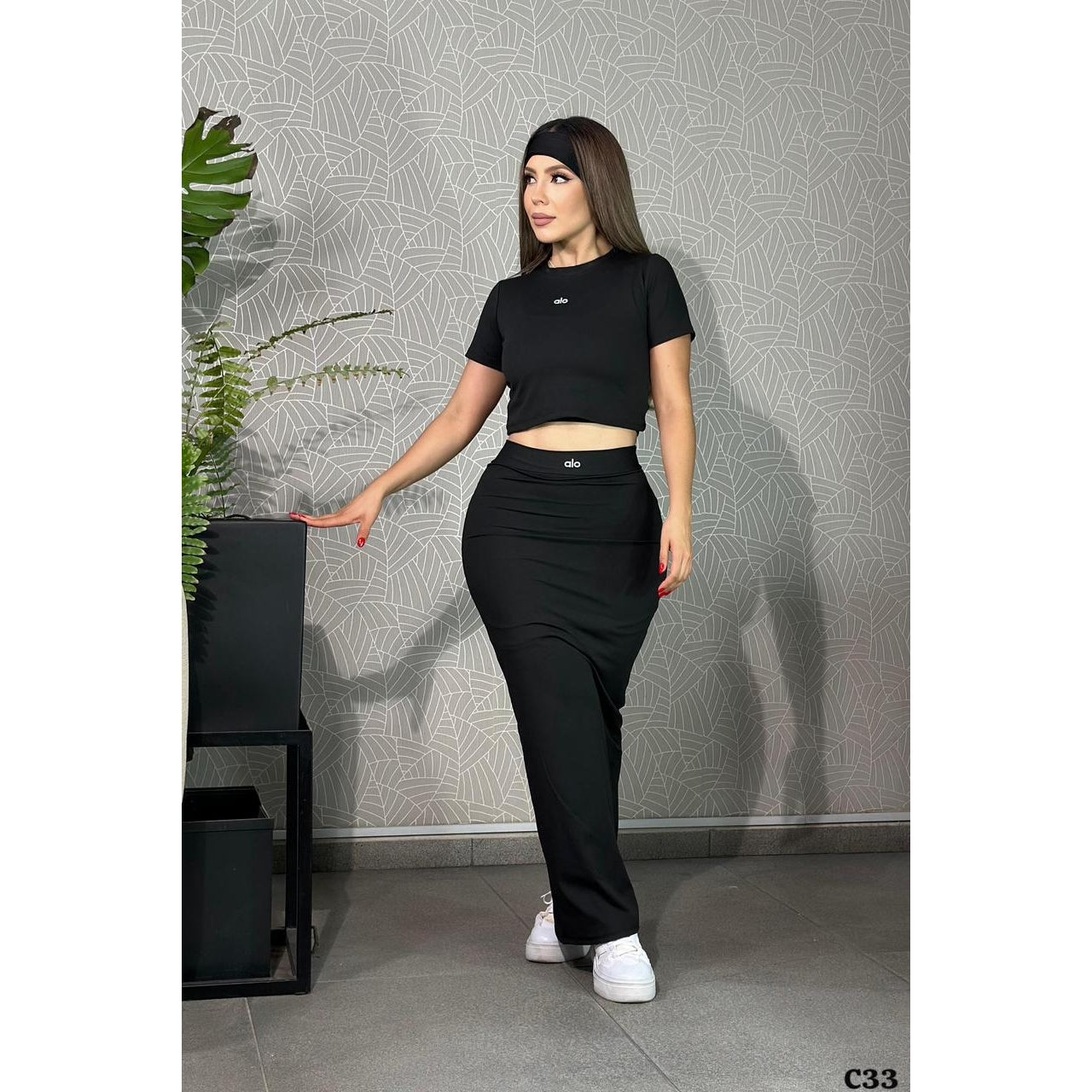 Conjunto trio saya talla única sirve xs-S-M