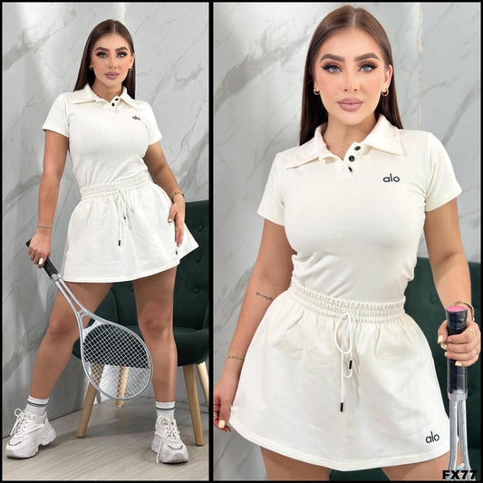 Conjunto de saya no trae short  sirve  S/M