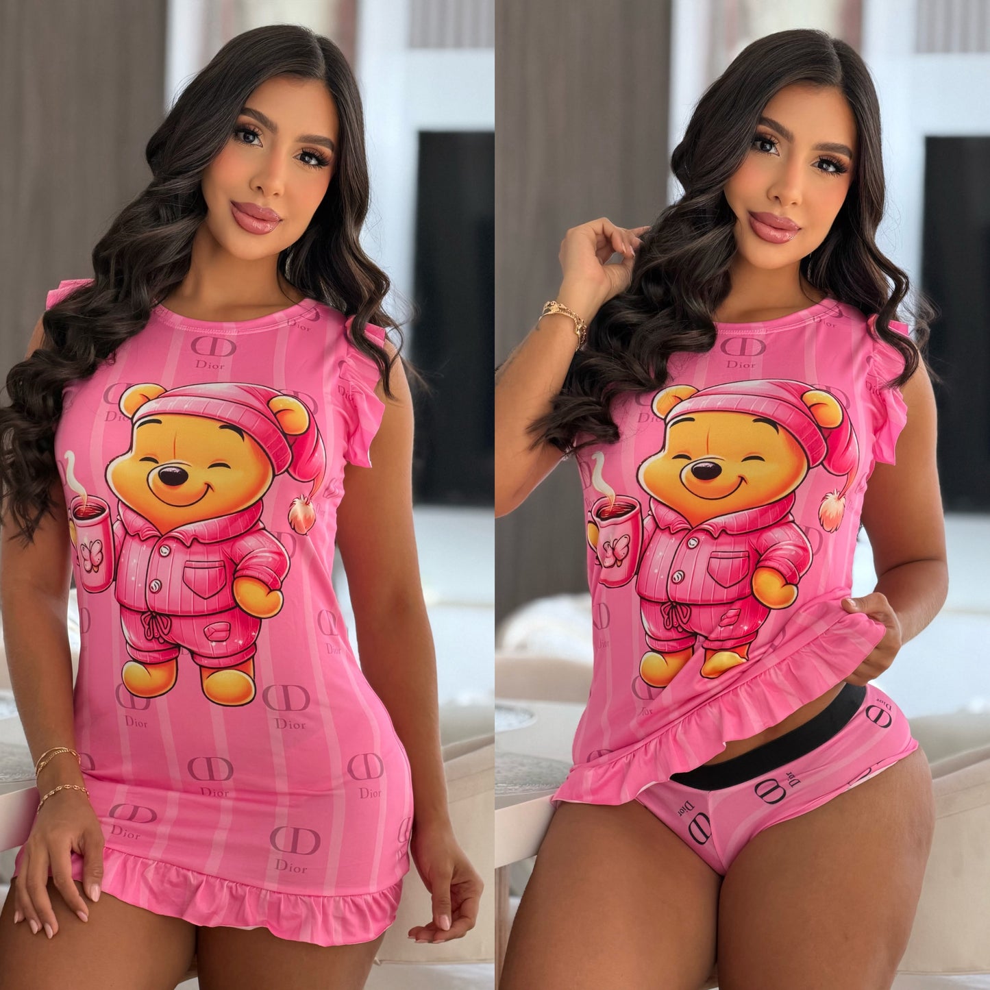 Pijama con blumer talla única
