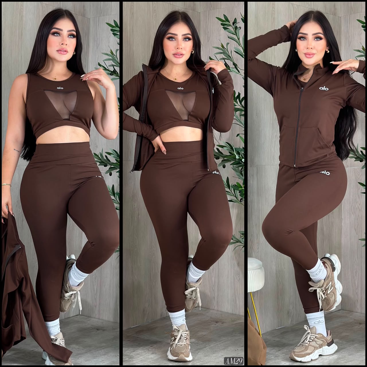 sets trio talla unica sirve S-M