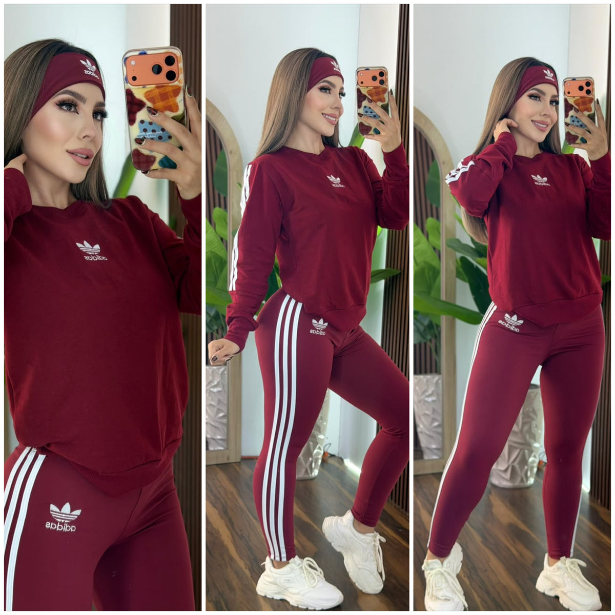 sets  manga larga con cinta  talla única sirve S-M-L